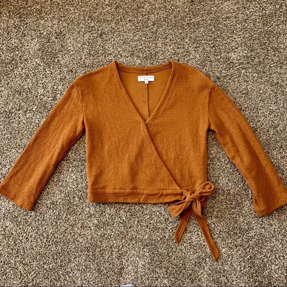 Madewell Crossbody Tie with 3/4 Sleeves